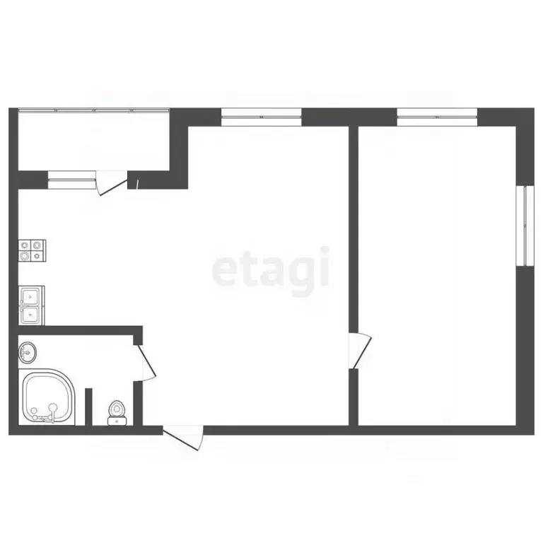 2-к кв. Орловская область, Орел Комсомольская ул., 263 (70.0 м) - Фото 1