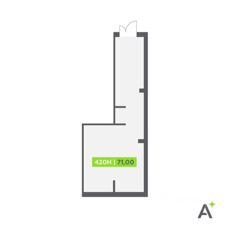Торговая площадь в Санкт-Петербург ул. Среднерогатская, 11к2 (71 м) - Фото 1