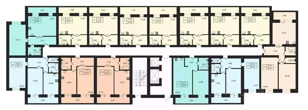 2-к кв. Новосибирская область, Новосибирск ул. Юности, 9 (44.9 м) - Фото 2