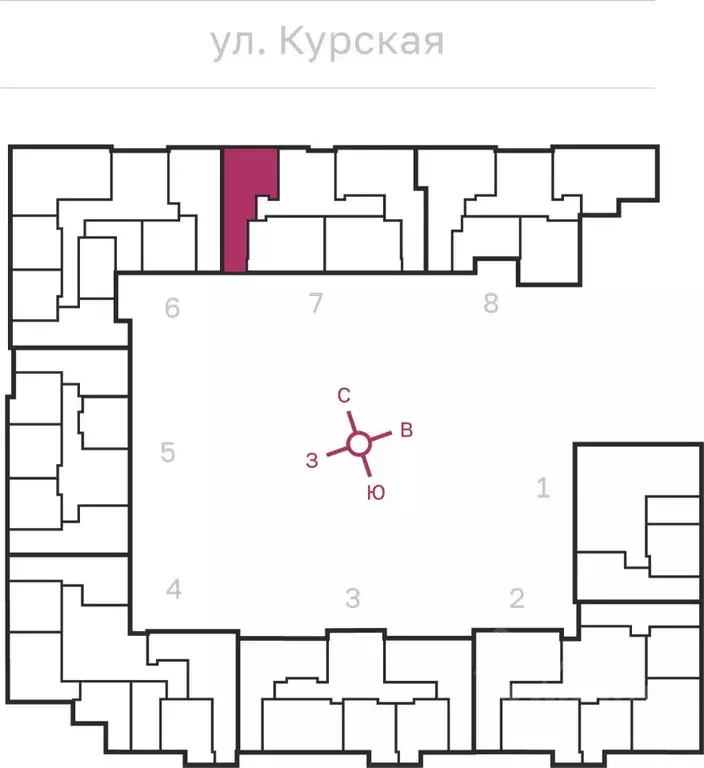 2-к кв. Санкт-Петербург Курская ул., 27 (66.76 м) - Фото 1