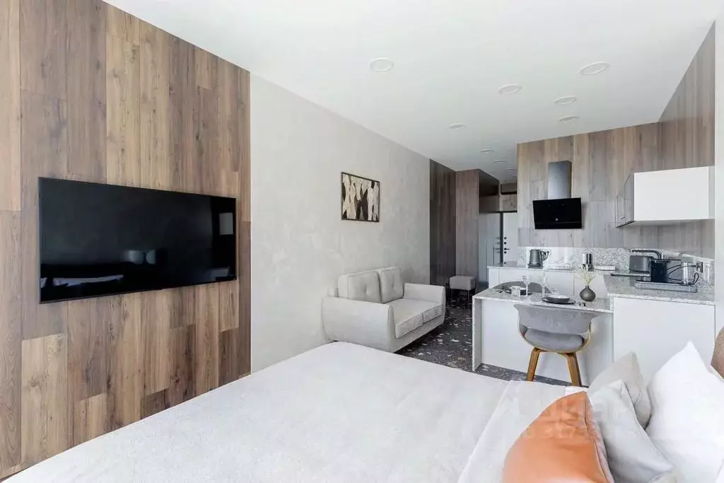 1-к кв. Калининградская область, Зеленоградск ул. Гагарина, 87 (32.0 ... - Фото 2