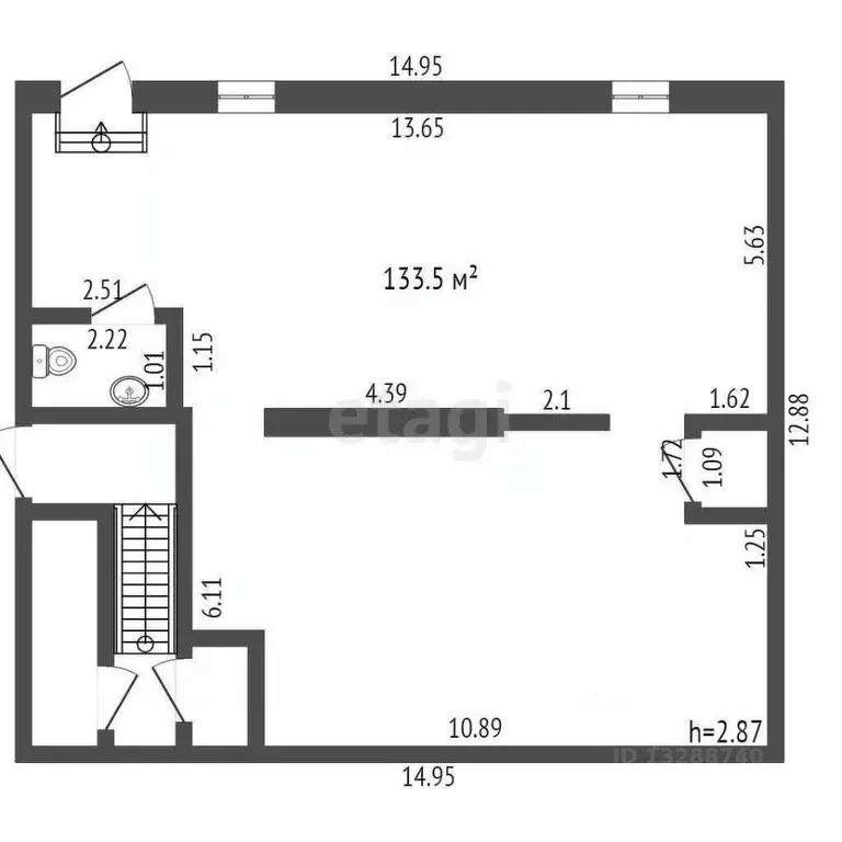Помещение свободного назначения в Орловская область, Орел Московское ... - Фото 1