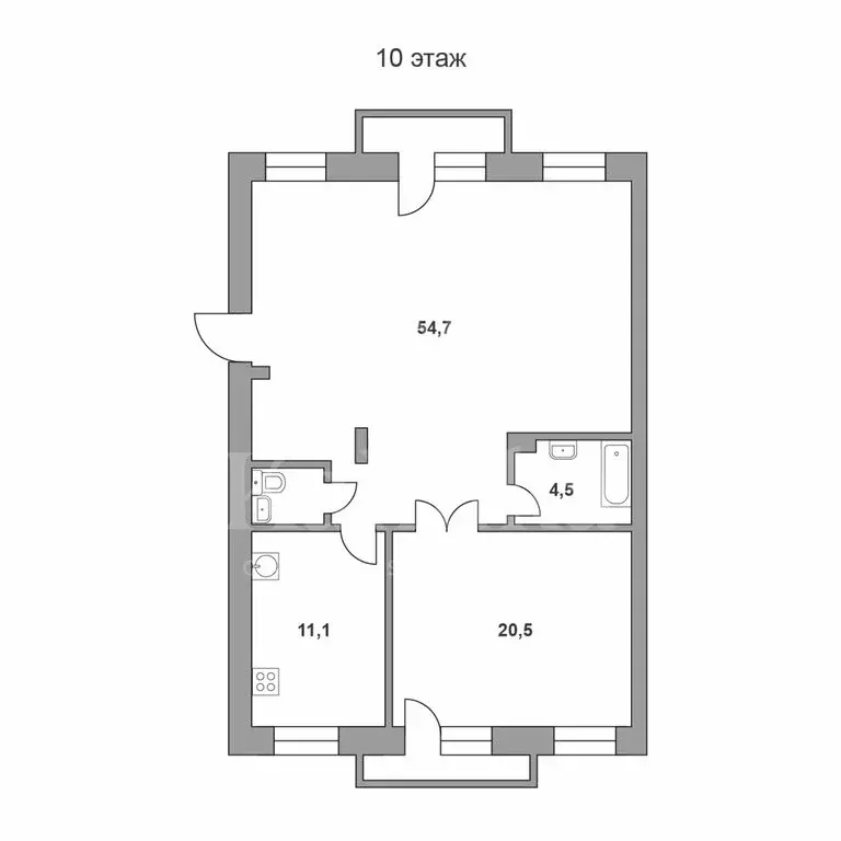 6-комнатная квартира: Москва, 1-я Фрунзенская улица, 6 (179.5 м) - Фото 1