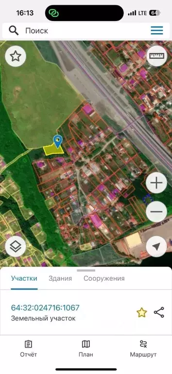 Участок в Саратовская область, с. Пристанное ул. Советская, 58 (6.0 ... - Фото 2