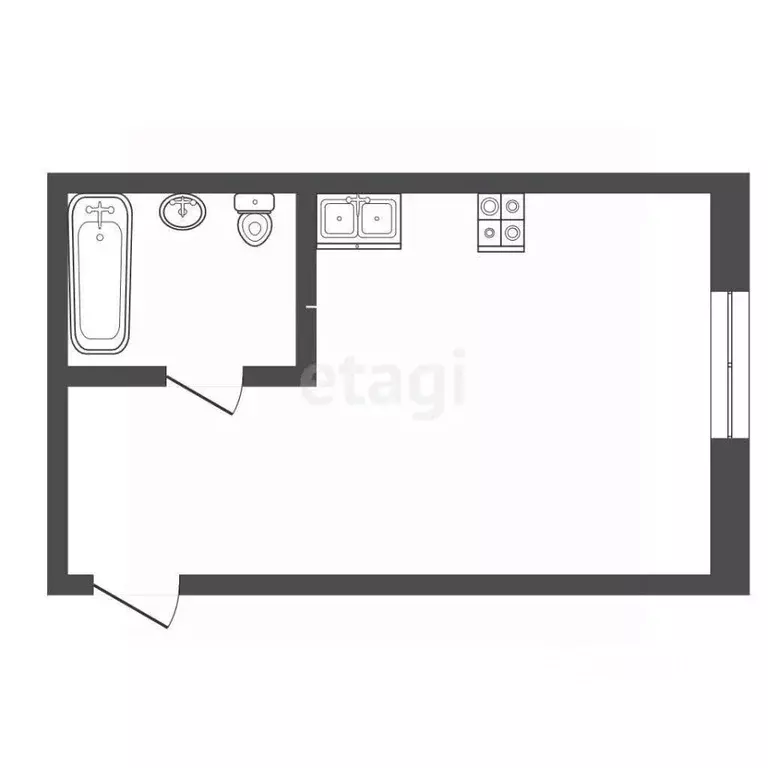 Студия Саха (Якутия), Якутск просп. Ленина, 50/1 (20.8 м) - Фото 2