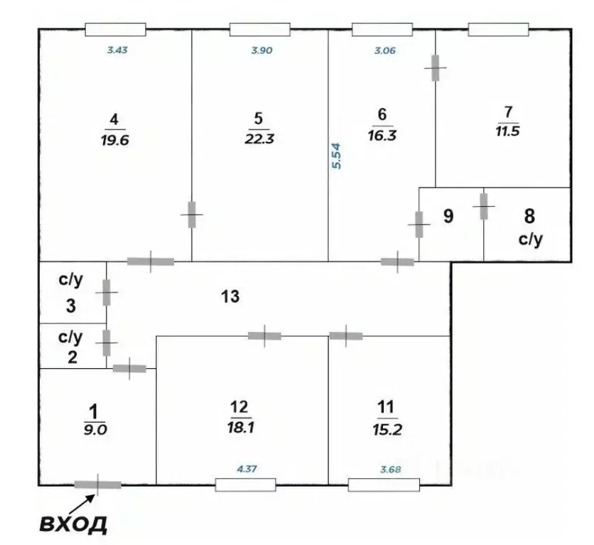 Помещение свободного назначения в Москва ул. Марии Ульяновой, 9К2 (134 ... - Фото 1