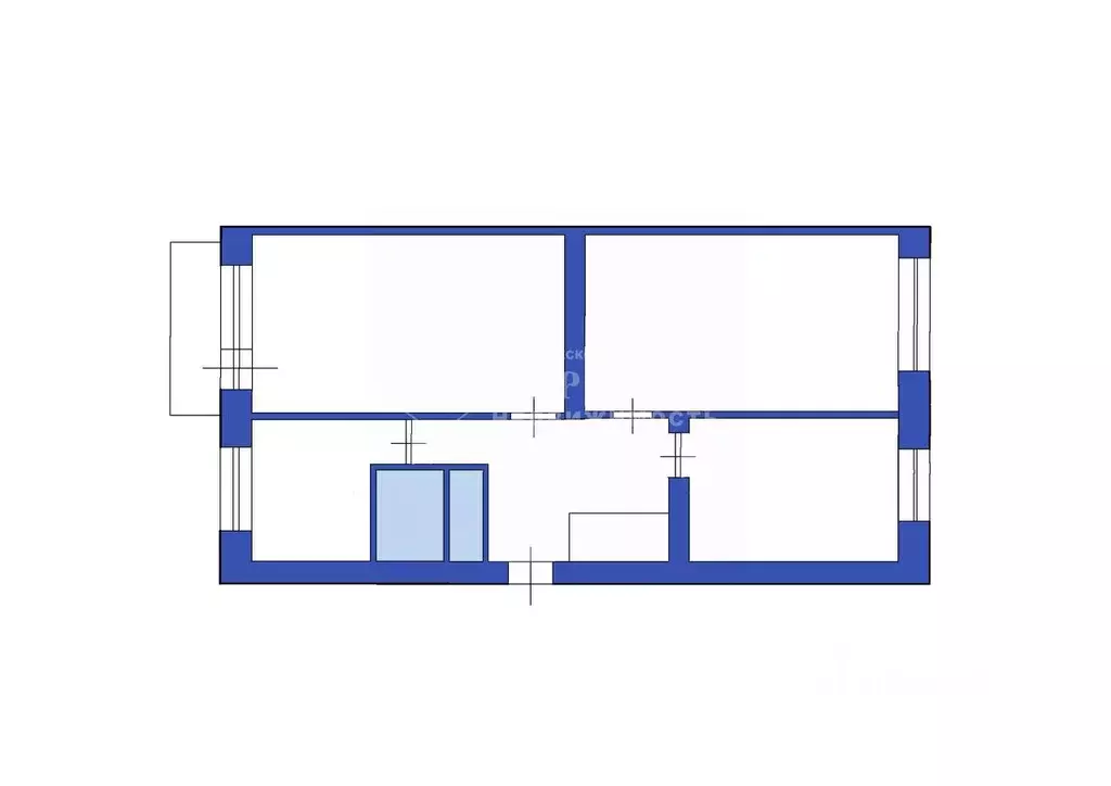 3-к кв. Кемеровская область, Кемерово Институтская ул., 24 (62.0 м) - Фото 2