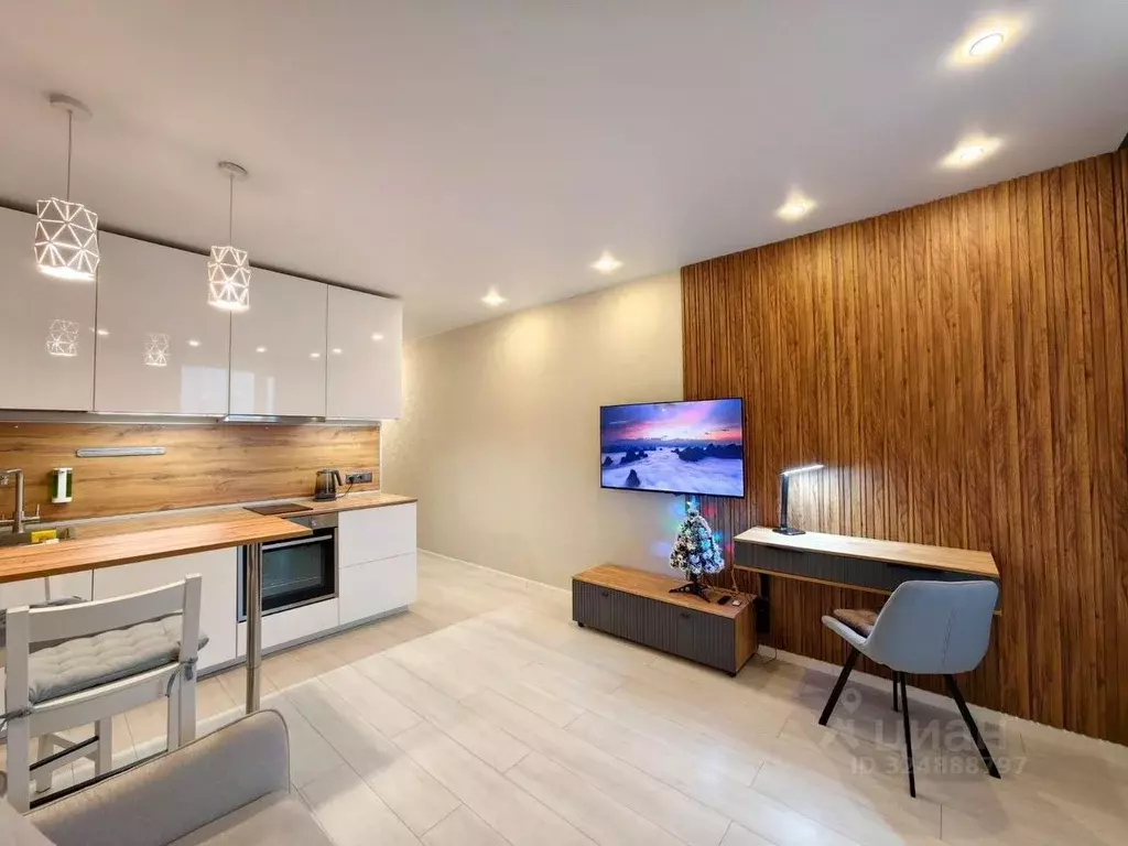 Студия Московская область, Одинцово ул. Каштановая, 10 (30.0 м) - Фото 2