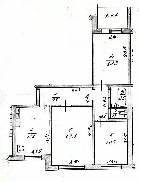 3-к кв. Саратовская область, Энгельс ул. Тельмана, 41 (66.0 м) - Фото 2
