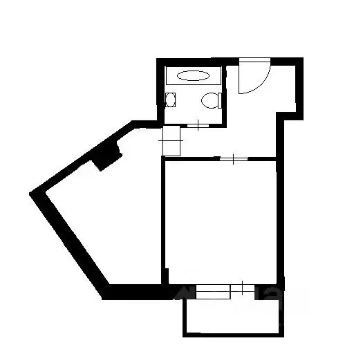 1-к кв. Воронежская область, Воронеж ул. Летчика Колесниченко, 65А ... - Фото 2