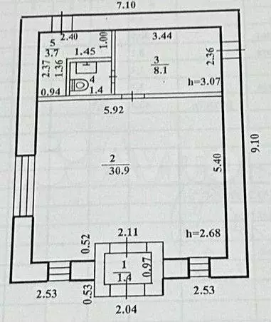 Здание магазина 45,5 кв.м. на участке - Фото 0