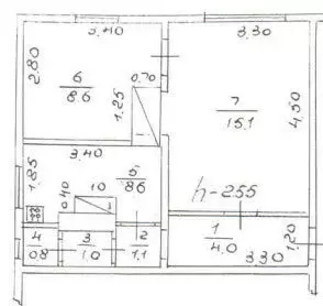 2-комнатная квартира: Шарья, Пионерская улица, 13 (36.2 м) - Фото 1