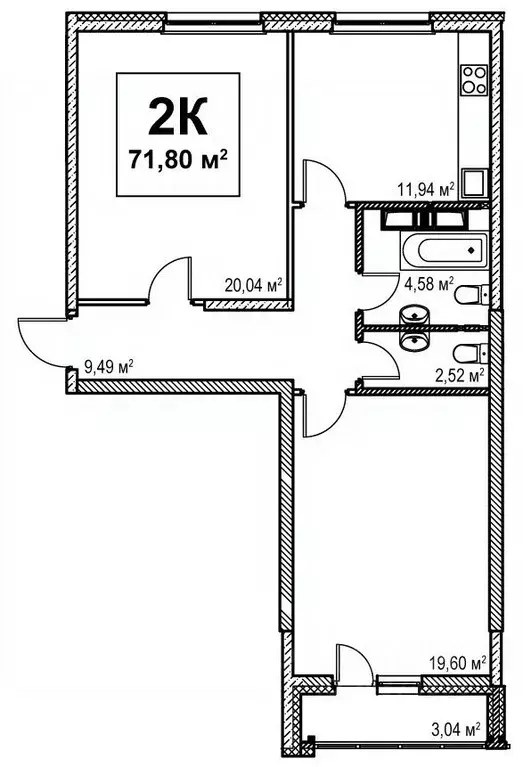 2-к кв. Нижегородская область, Нижний Новгород ул. Максима Горького, ... - Фото 1