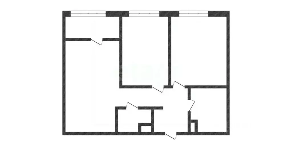 2-к кв. Курганская область, Курган Заозерный жилрайон, 1-й мкр, 22А ... - Фото 2