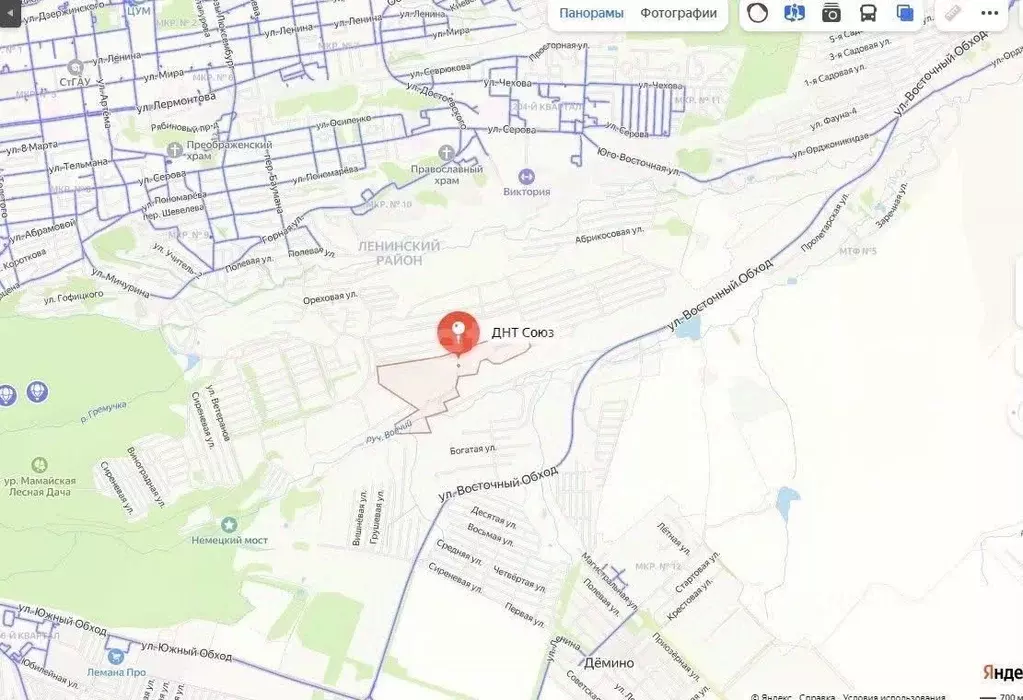 Участок в Ставропольский край, Ставрополь Союз ДНТ,  (6.0 сот.) - Фото 1