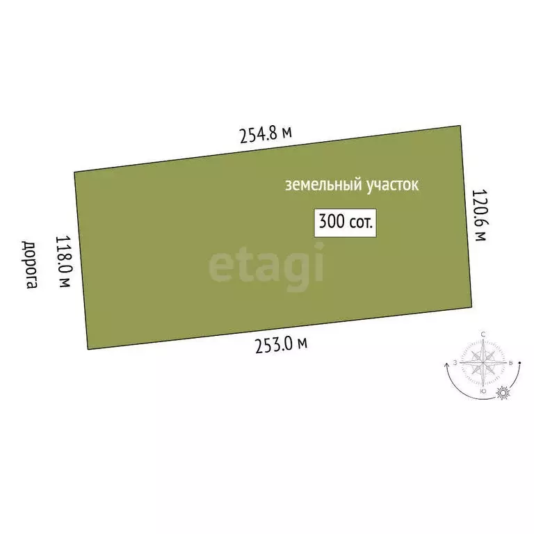 Участок в Тюменская область, Нижнетавдинский муниципальный округ, ... - Фото 1