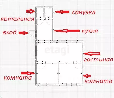 2-к кв. Краснодарский край, Темрюкский район, пос. Сенной Азовский ... - Фото 2