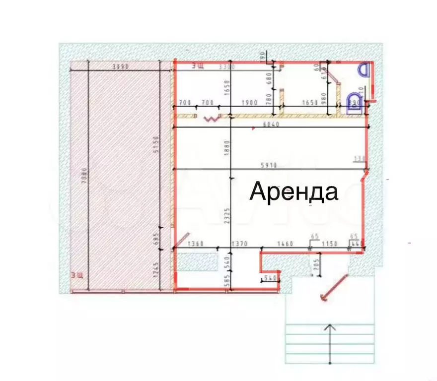 Свободного назначения у метро, 40м - Фото 0