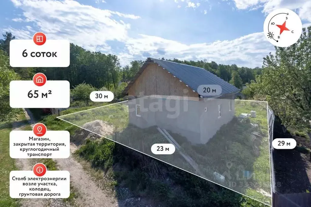 Дом в Тюменская область, Тюмень Светлячок садовое товарищество, ул. ... - Фото 1