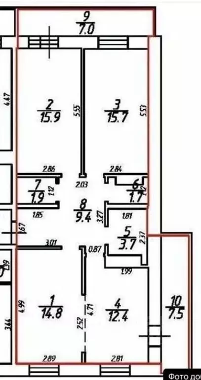 3-к кв. Иркутская область, Иркутск проезд Юрия Тена, 14/1 (90.0 м) - Фото 2