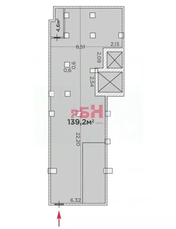 Торговая площадь в Тюменская область, Тюмень ул. Газовиков, 33 (144 м) - Фото 2