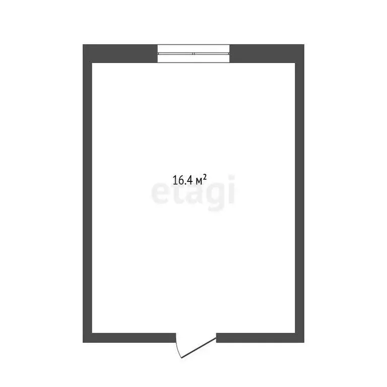 1к в -комнатной квартире (16 м) - Фото 1