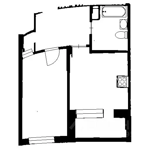 1-к кв. Нижегородская область, Нижний Новгород ул. Радио, 10 (40.0 м) - Фото 2