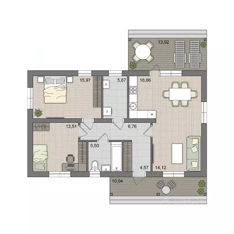 Коттедж в Липецкая область, Липецкий муниципальный округ, с. Ленино ... - Фото 2