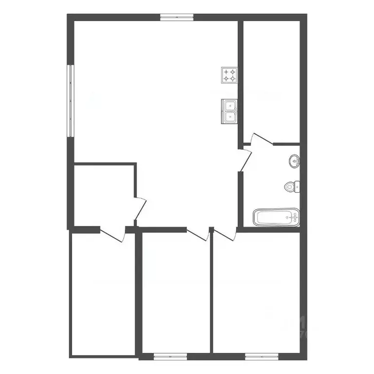 Дом в Ленинградская область, Гатчинский муниципальный округ Р-23, 43-й ... - Фото 2