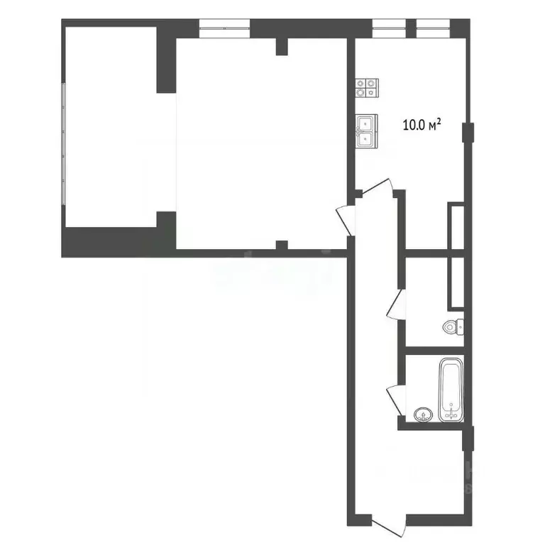 1-к кв. Ханты-Мансийский АО, Ханты-Мансийск ул. Дунина-Горкавича, 15 ... - Фото 0