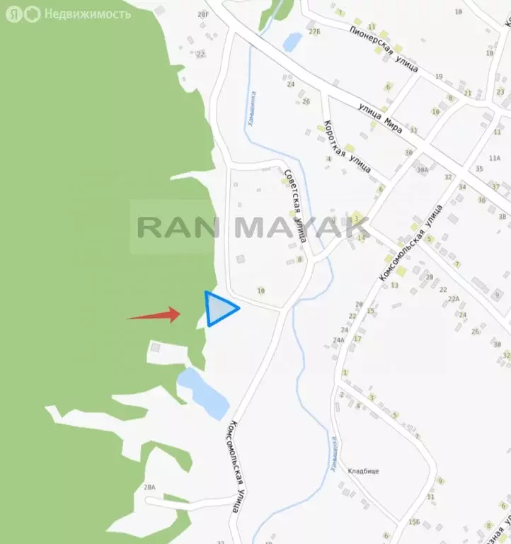 Участок в село Хамышки, Советская улица (17.21 м) - Фото 0