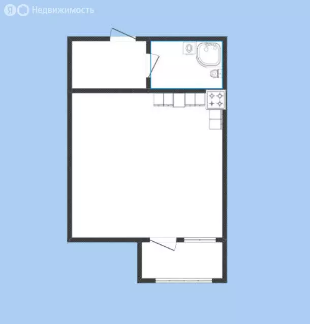 Квартира-студия: Краснодар, Российская улица, 257/7лит2 (23.3 м) - Фото 2
