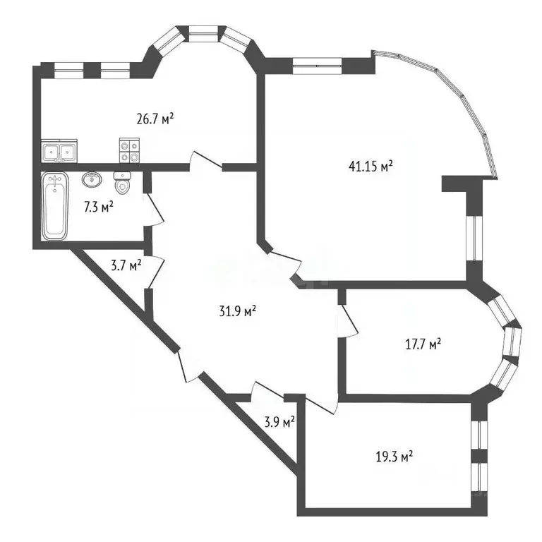 3-к кв. Ставропольский край, Кисловодск ул. 8 Марта (152.0 м) - Фото 2