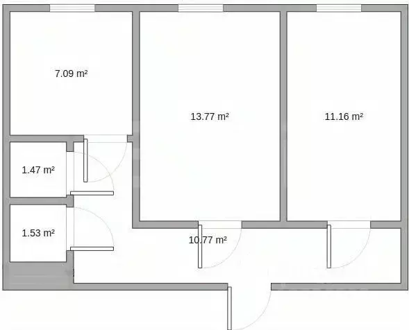 2-к кв. Саратовская область, Саратов Артиллерийская ул., 12 (50.1 м) - Фото 1