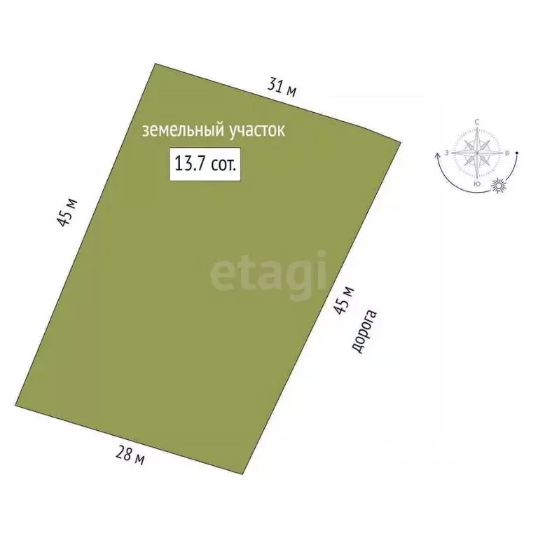 Участок в Калужская область, Дзержинский муниципальный округ, Рудня ... - Фото 2