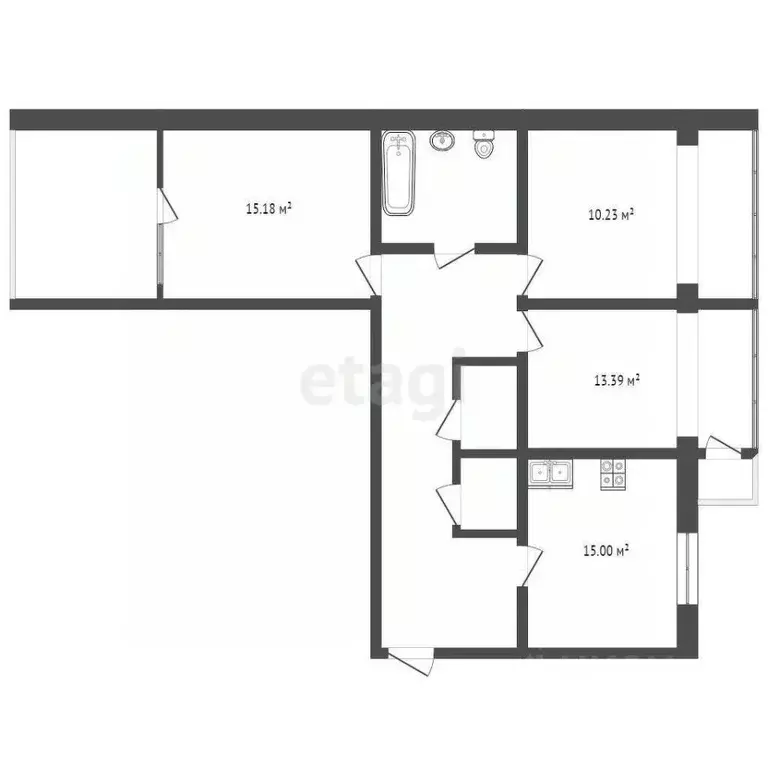 3-к кв. Краснодарский край, Геленджик Горная ул., 15А (100.0 м) - Фото 1