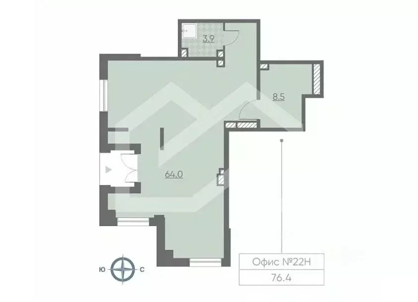 Помещение свободного назначения в Москва ул. Красного Маяка, 26А (76 ... - Фото 2