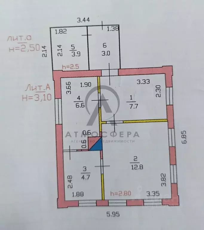 Дом в Краснодарский край, Апшеронск пер. Горького (32 м) - Фото 2