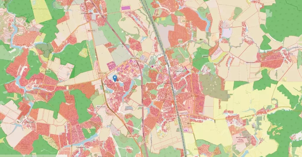 Свободной планировки кв. Московская область, Домодедово городской ... - Фото 1