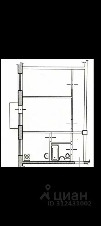 2-к кв. Омская область, Омск ул. 33-я Северная, 142 (45.0 м) - Фото 1