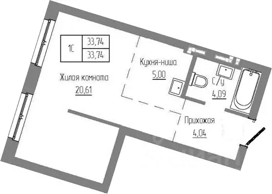 Студия Новосибирская область, Новосибирский район, Краснообск рп ... - Фото 0