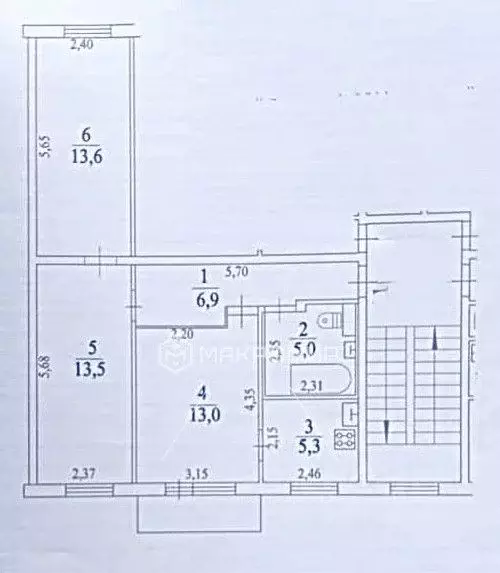 3-к кв. Ленинградская область, Сертолово Всеволожский район, Заречная ... - Фото 2