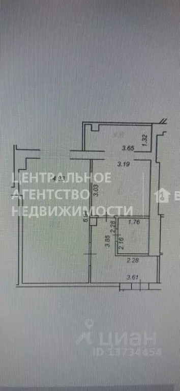 1-к кв. Рязанская область, Рязань Татарская ул., 68 (48.1 м) - Фото 2
