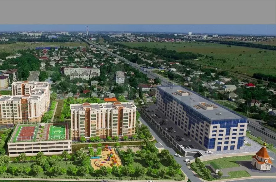 1-к. квартира, 37,2 м, 8/8 эт. - Фото 1