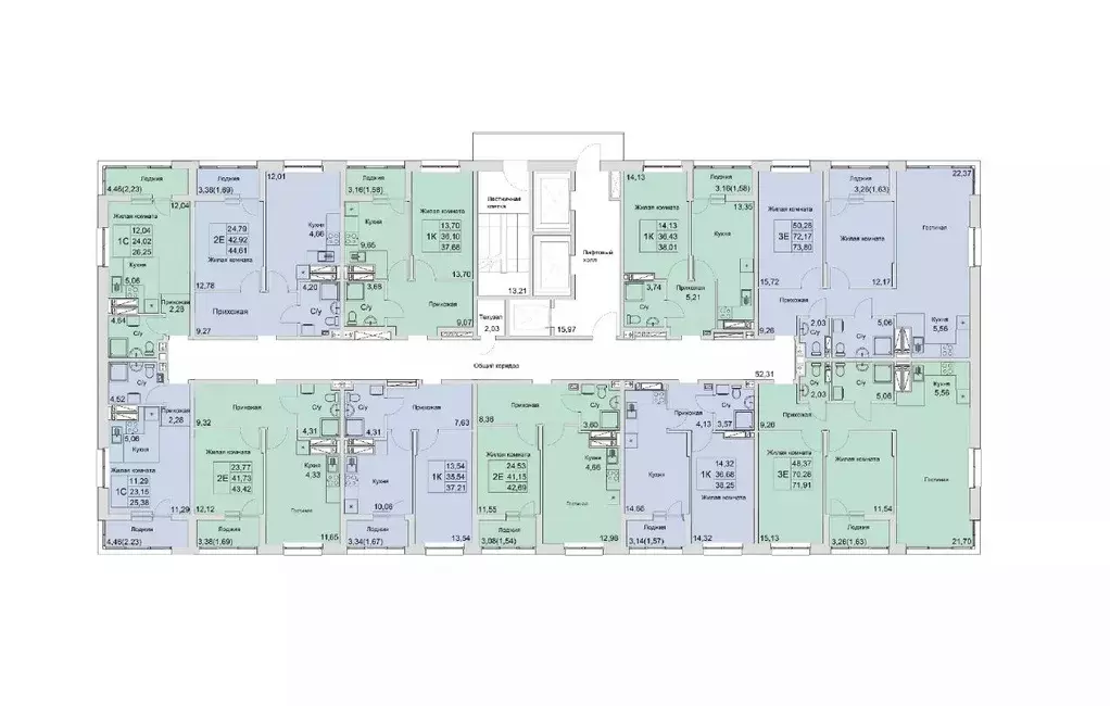 Студия Ростовская область, Батайск  (26.25 м) - Фото 1