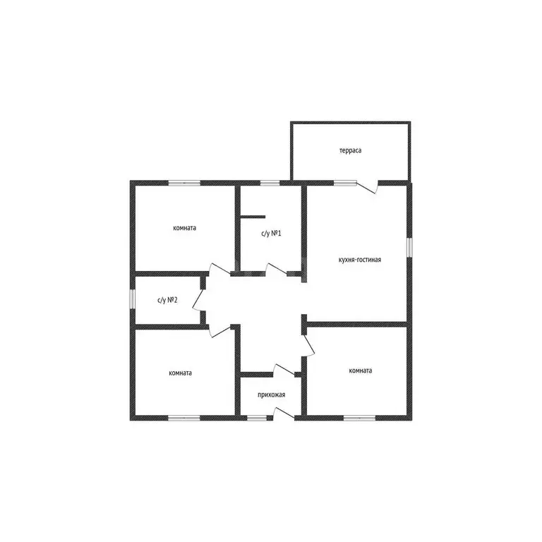 Дом в Строитель, Тенистая улица (120 м) - Фото 1