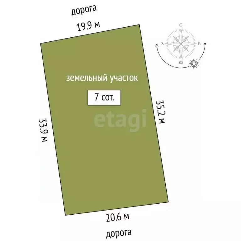 Участок в Тюменская область, Тюменский муниципальный округ, д. Зырянка ... - Фото 2