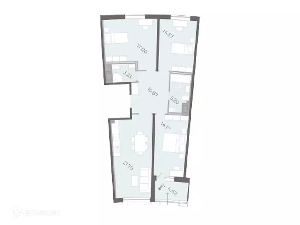 Продаётся 3-к квартира, 89.2 м - Фото 0