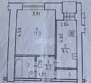 1-к кв. Удмуртия, Ижевск Союзная ул., 71 (36.0 м) - Фото 2