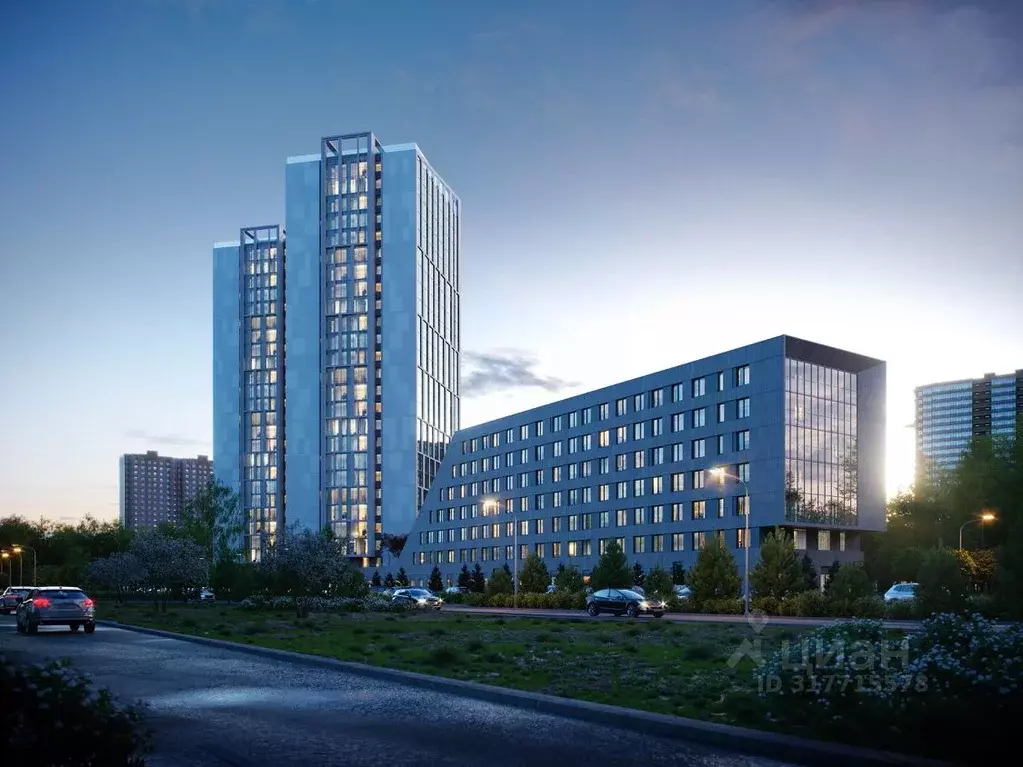 3-к кв. Санкт-Петербург дор. Муринская, 67 (63.93 м) - Фото 1